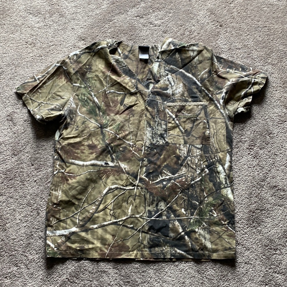 Dudz Hunting Camouflage Scrub Top SIZE L